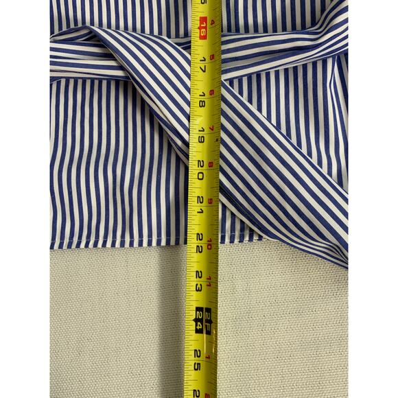 J.O.A Blue and white belted top‎ size small - Picture 5 of 5